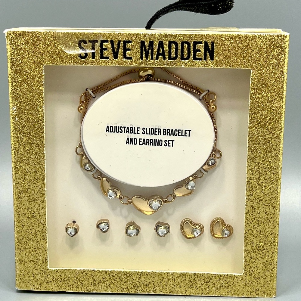 Steve Madden Bracelet & Earring Set